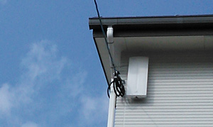 福岡の南区若久で地デジデザインアンテナ取り付け工事